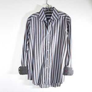 ROBERT GRAHAM Men's Shirt Llke New Size M Great Colors Knowledge Wisdom Truth!